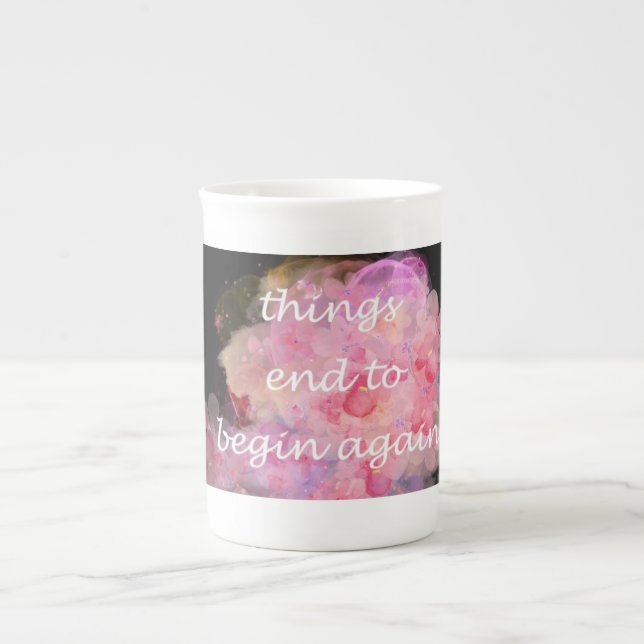 Caneca De Porcelana "Motivação matinal: Inspirador Mug De Pensamento" (Frente)