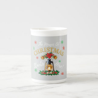 Caneca De Porcelana Mug da Especialidade de Mug de Glóbulos de Natal M