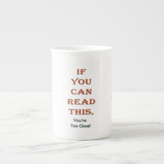 Caneca De Porcelana Muito perto