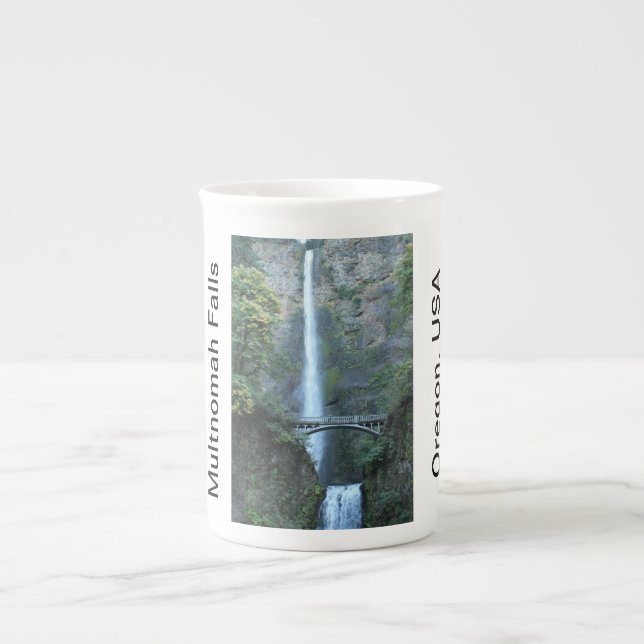 Caneca De Porcelana Multnomah Falls Oregon (Frente)