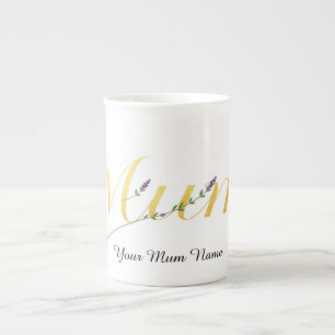 Caneca De Porcelana Múmias Douradas Clássicas Presente do Dia das Mães