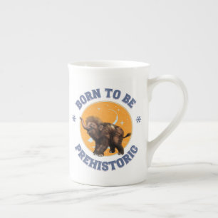Caneca De Porcelana Nascido para Ser Bebê Mamute Lanoso Pré-Histórico