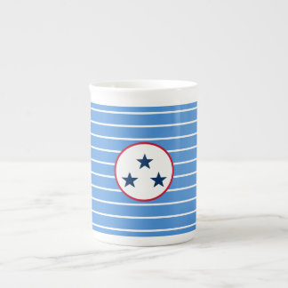 Caneca De Porcelana Nashville, Tennessee Volunteer State Tri-Star