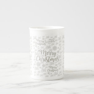Caneca De Porcelana Natal, Feliz Natal