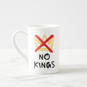 Caneca De Porcelana Nenhum Rei América Protesto Democracia Anti-Trump