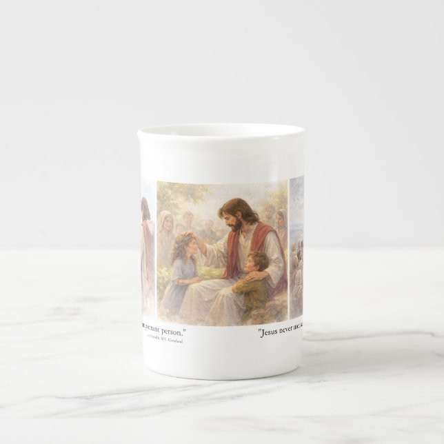 Caneca De Porcelana No unimportant person bone china mug (Frente)