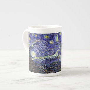 Caneca De Porcelana Noite Estrelada, Vincent Van Gogh.