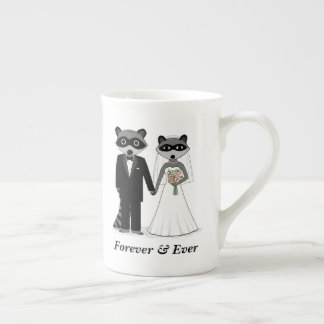 Caneca De Porcelana Noiva de Casamento e Personalização de Casa