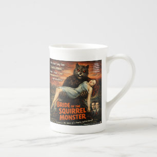 Caneca De Porcelana Noiva do Monstro Esquilo Paródia