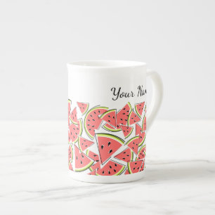 Caneca De Porcelana Nome da melancia