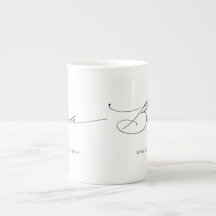 Nome Personalizado de Casamento de Script Elegante