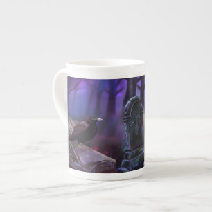 Caneca De Porcelana Nunca mais, Cemitério Raven, Zombie