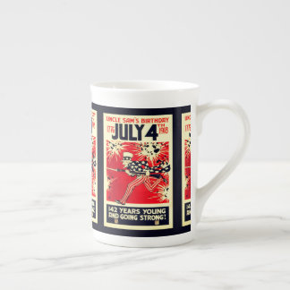 Caneca De Porcelana O 142º Aniversário do Tio Sam