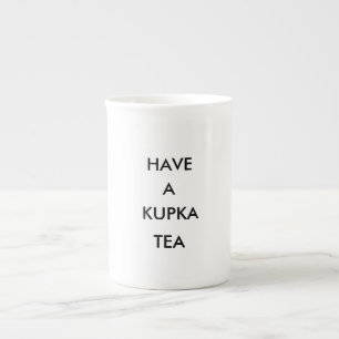 Caneca De Porcelana O copo de chá de Kupka dos meios do frenesi