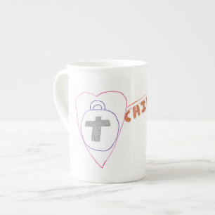 Caneca De Porcelana O cristo é a chave do golpe chinês