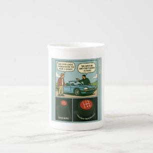 Caneca De Porcelana O Dispositivo Anti-Furto (Câmbio Manual)