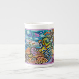 Caneca De Porcelana O Escritor no País das Maravilhas