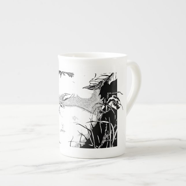 Caneca De Porcelana O jardim selvagem (Frente Esquerda)