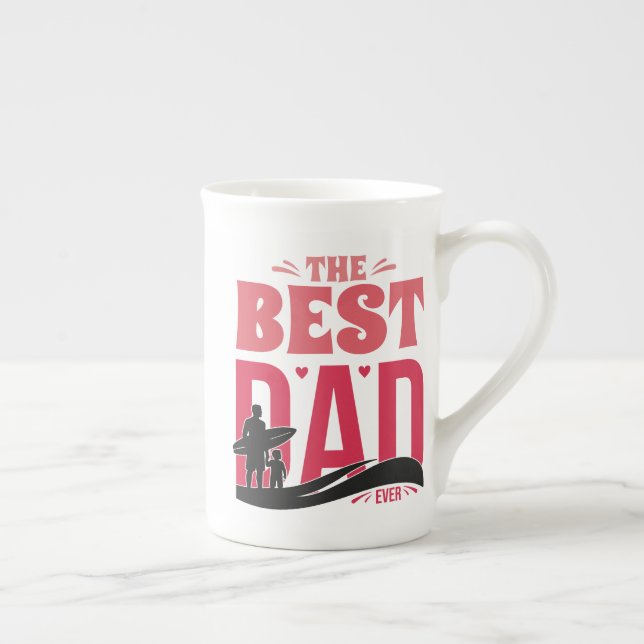 Caneca De Porcelana O Melhor Pai de Todos (Direita)
