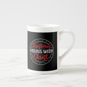 Caneca De Porcelana O Natal Começa Com Cristo-65772