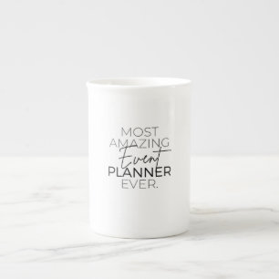Caneca De Porcelana O Planejador de Eventos Mais Incrível Nunca