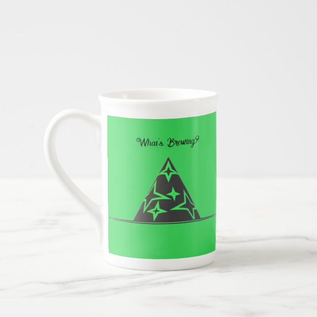 Caneca De Porcelana O que é o "Coágulo do Chapéu da Bruxa" (Esquerda)