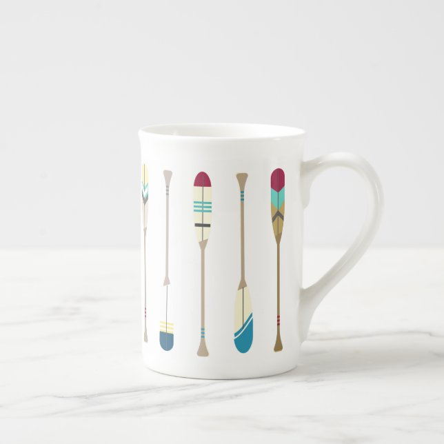 Caneca De Porcelana Oars de Vintage (Direita)