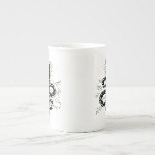 Caneca De Porcelana Oásis da Serpente
