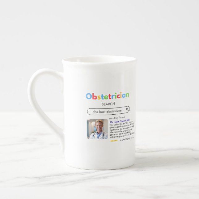 Caneca De Porcelana OBSTETRICIAN DOCTORS antistress google fun 02 (Esquerda)