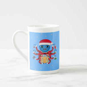 Caneca De Porcelana Octopus China Mug Natal
