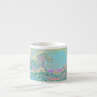 Caneca de Porcelana Onda Grande Pastel