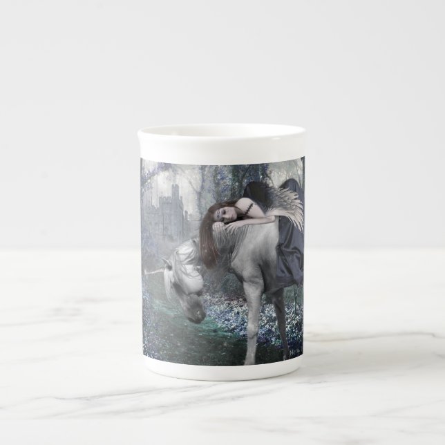 Caneca De Porcelana Onde a mágica dorme (Frente)