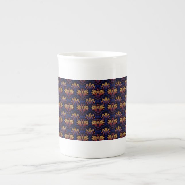 Caneca De Porcelana Opulência no Crepúsculo (Frente)