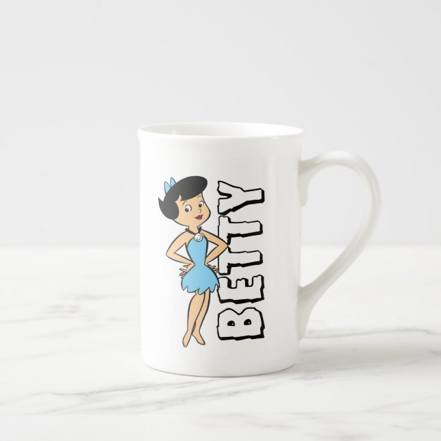 Caneca De Porcelana Os Flintstones | Betty Rubble (Direita)