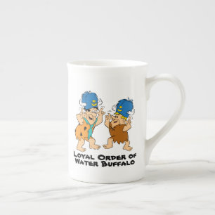Caneca De Porcelana Os Flintstones   Fred & búfalos de água da