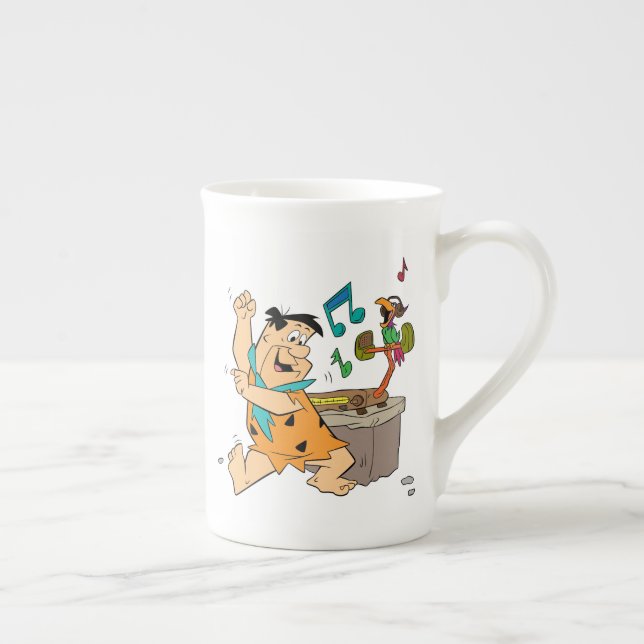 Caneca De Porcelana Os Flintstones | Fred Flintstone Dancing (Direita)