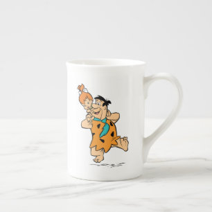 Caneca De Porcelana Os Flintstones   Fred & Flintstone dos seixos