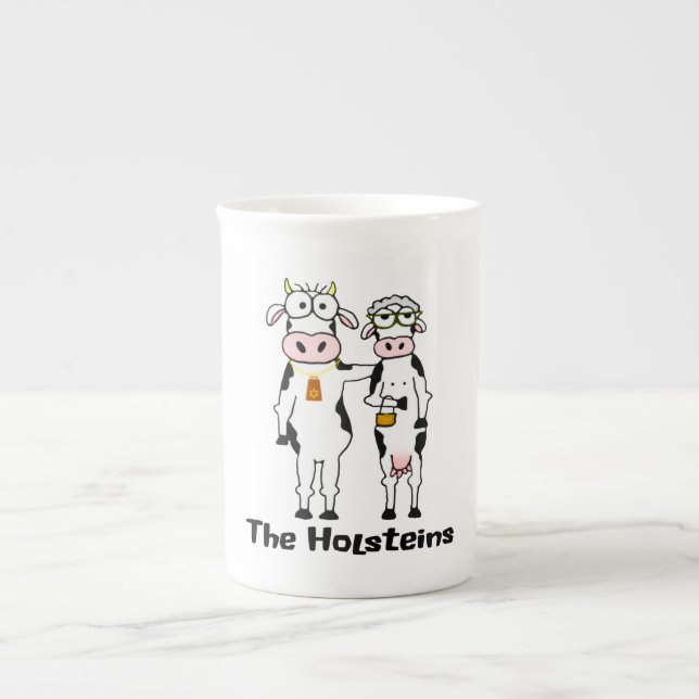 Caneca De Porcelana Os Holstein (Frente)