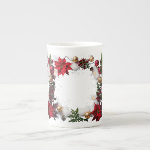 Caneca De Porcelana Ossos do Natal sazonais da China