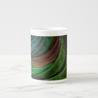 Caneca De Porcelana Padrão de Abstrato de Arte Moderna com Glória de C