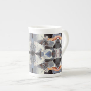 Caneca De Porcelana Padrão de conchas marítimas