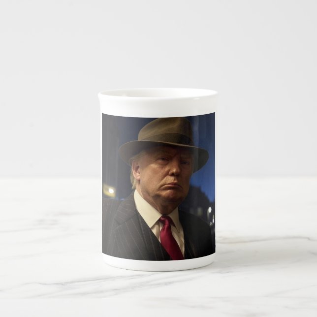 Caneca De Porcelana padrinho da América Don J. Trump (Frente)