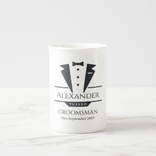 Caneca De Porcelana Padrinho de casamento de presentes de festa de cas