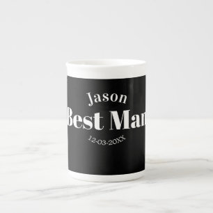 Caneca De Porcelana padrinho de casamento despedida de solteiro melhor