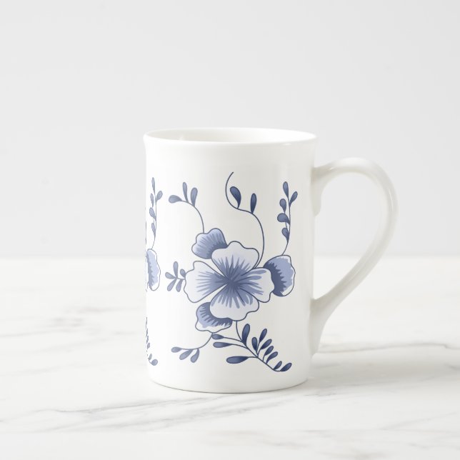 Caneca De Porcelana Pansy de estilo de software (Direita)