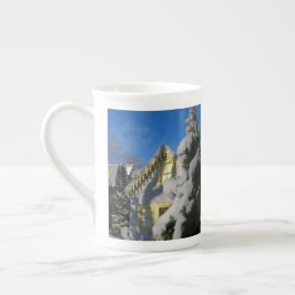 Caneca De Porcelana Pão de gengibre e neve de inverno - Vineyard de Ma