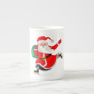 Caneca De Porcelana Papais noeis