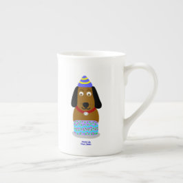 Caneca De Porcelana Parabéns, Pup Bone China Mug