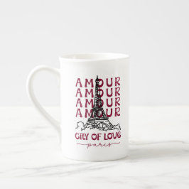 Caneca De Porcelana Paris Cidade do Amor – Torre Eiffel
