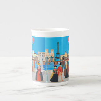 Caneca De Porcelana Paris vitoriana